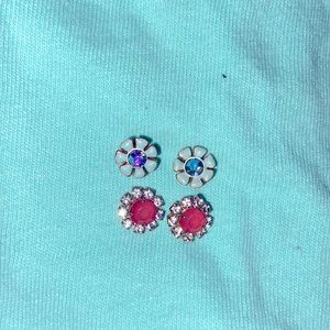 JUICY COUTURE floral stud bundle!